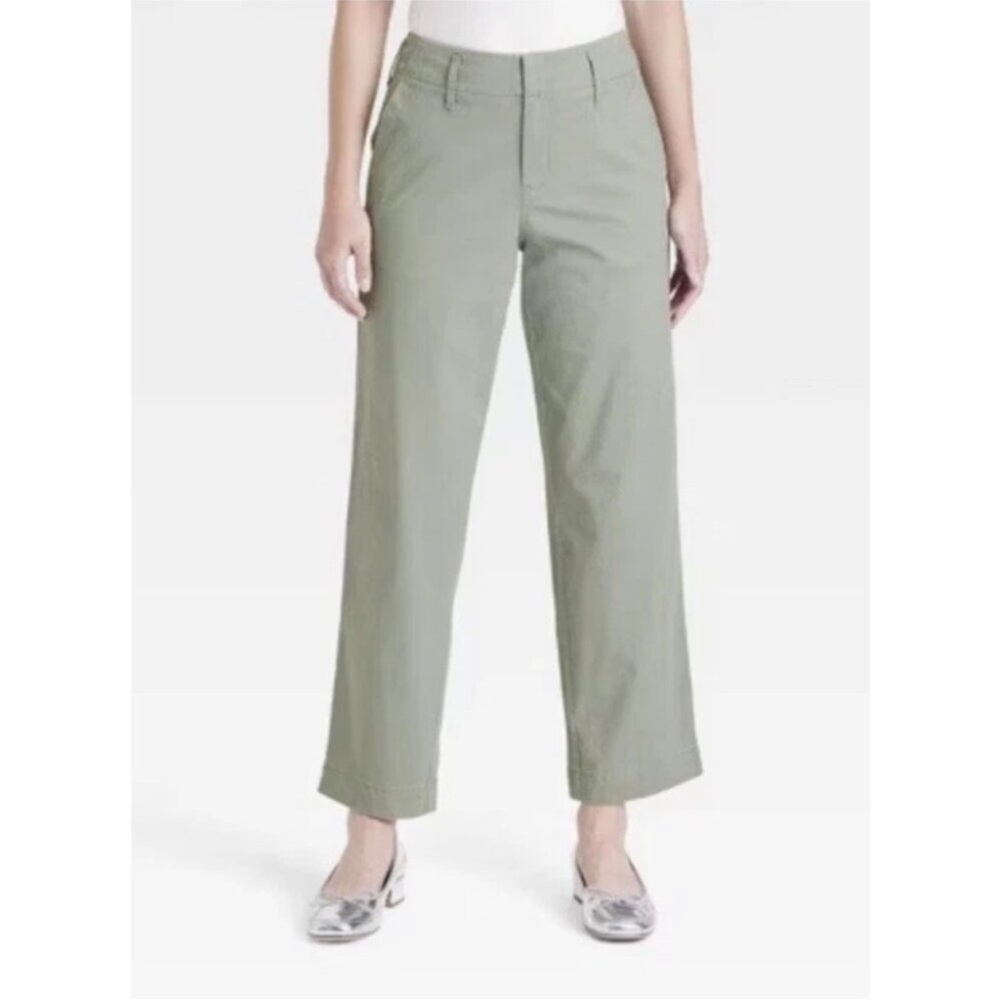 a new day Sage Green Straight Leg Pants